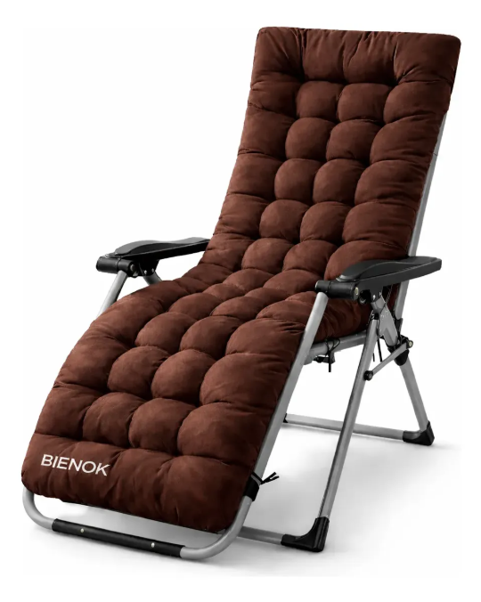 Cojín Acolchado Para Silla Reposera Terraza Ajustable