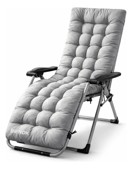 Cojín Acolchado Para Silla Reposera Terraza Ajustable
