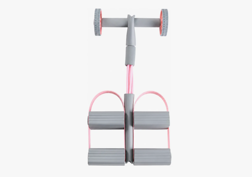 Rueda Abdominal Con Rebote Automático Bandas Elásticas