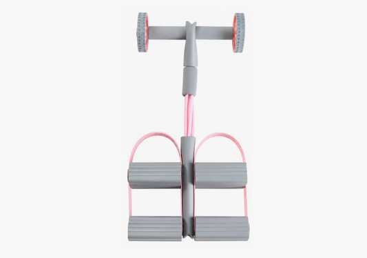 Rueda Abdominal Con Rebote Automático Bandas Elásticas