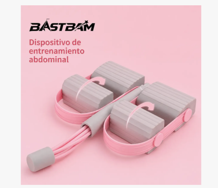 Rueda Abdominal Con Rebote Automático Bandas Elásticas