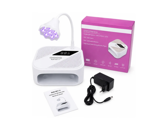 Lámpara Uv Led 288w Recargable Para Uñas Con Luz Flexible