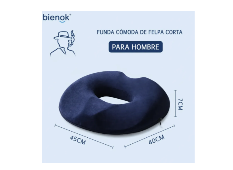 Cojín Dona Ortopédico Para Hemorroides Coxis Oficina Auto
