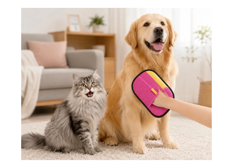 Guante Quita Pelos De Mascotas Perro Gato Reutilizable