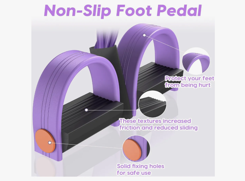 Bandas Elásticas Con Pedal Para Brazos Piernas Fitness