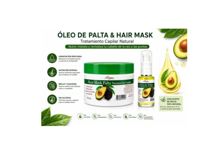 Crema Keratina De Coco / Palta / Argan 300 Gr MFlora (1 Unid