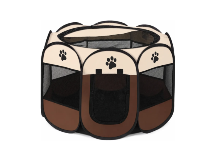 Corral Plegable Portátil Para Mascotas Perros Y Gatos