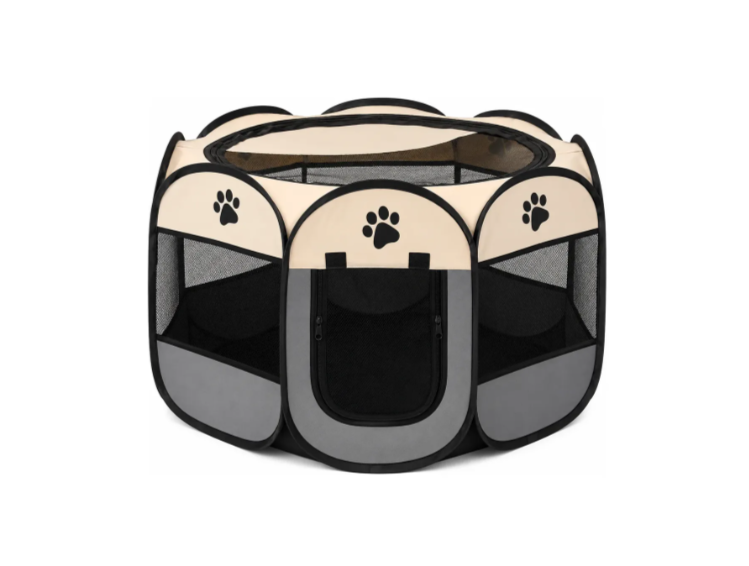 Corral Plegable Portátil Para Mascotas Perros Y Gatos