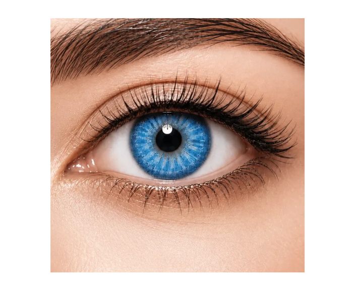 Lentes De Contacto Cosméticos 3d Con Estuche Y Accesorios