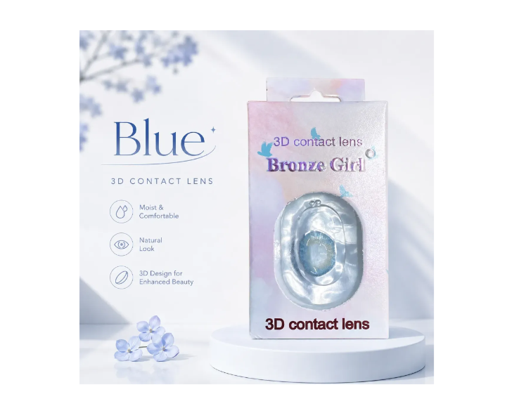 Lentes De Contacto Cosméticos 3d Con Estuche Y Accesorios