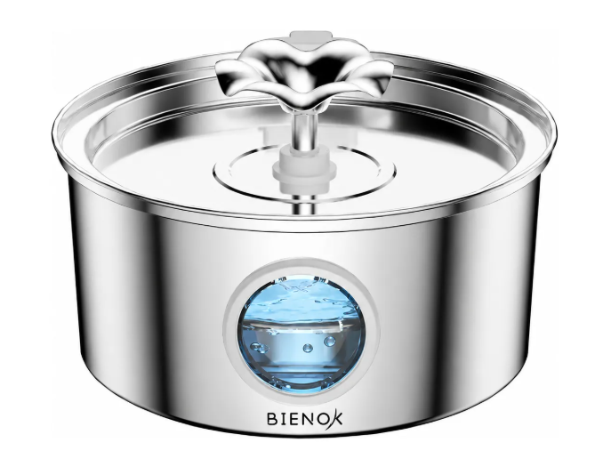 Bebedero Automático Gatos Perros Fuente Agua 3.2l Inox