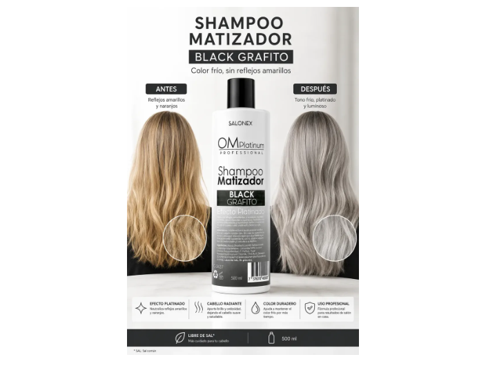 Kit Shampoo + Crema + Crema Matizador Salonex 500ml