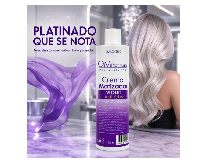 Kit Shampoo + Crema + Crema Matizador Salonex 500ml
