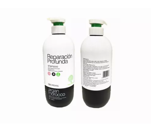 Shampoo O Acondicionador Reparación Profunda Argan Obopekal 800ml