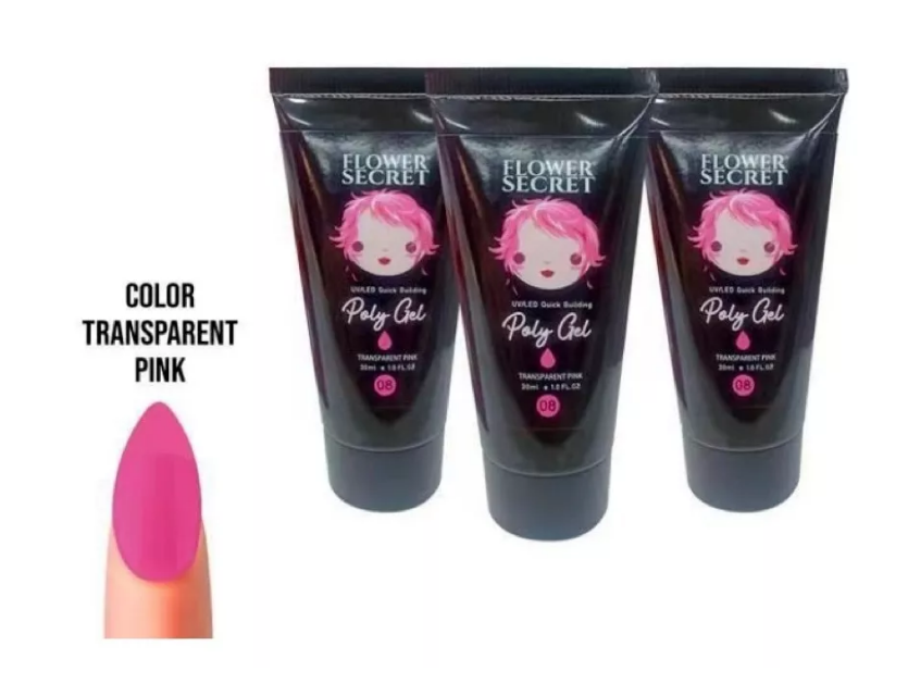 Polygel Flower Secret, Acrygel, Gel De Uñas, Uñas Acrilicas 30ml