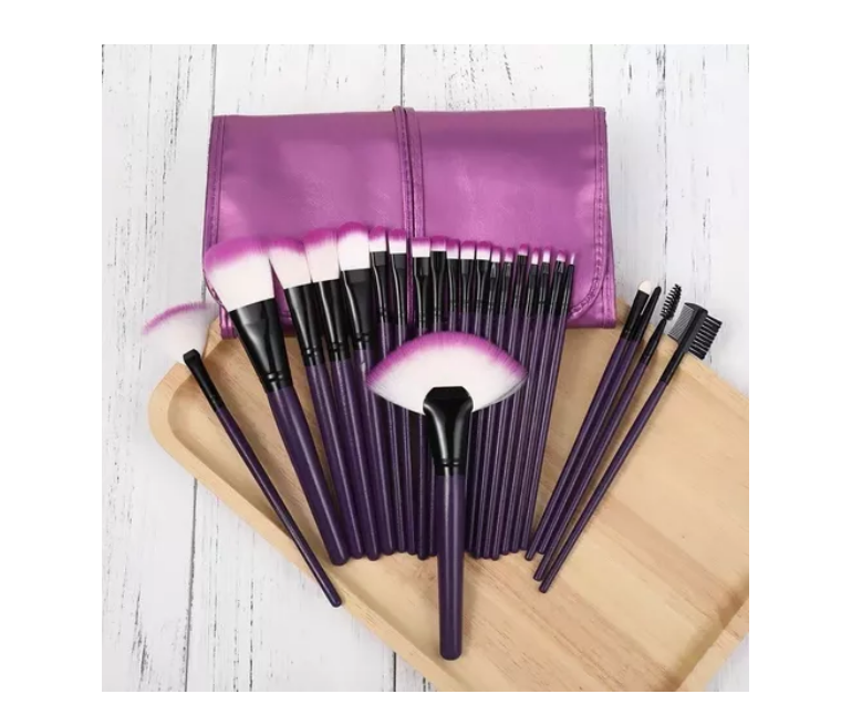 Set 32 Brochas Para Maquillaje (Variedad De Colores)