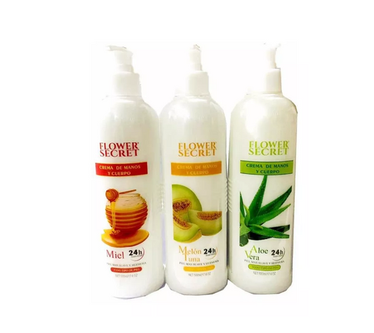Crema Corporal Hidratante Miel / Melón / Aloe 500ml