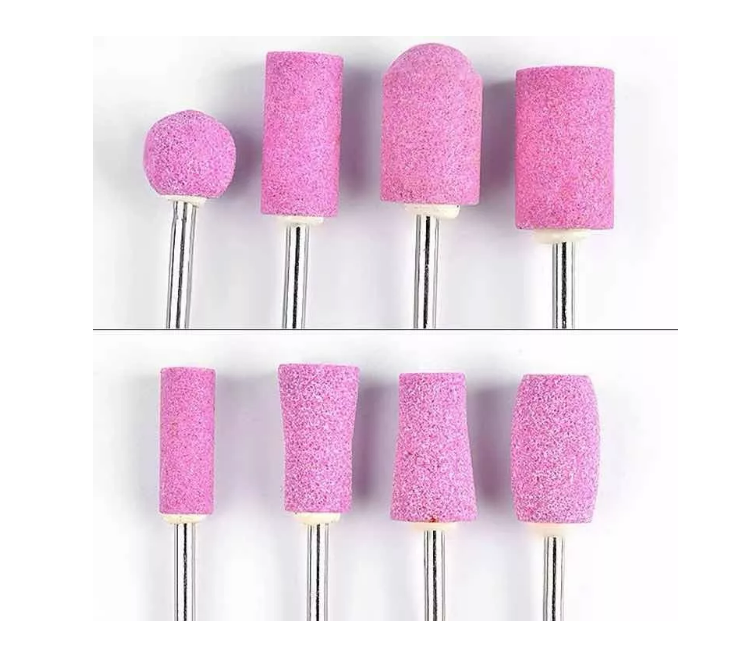 Set De Fresas Brocas Para Torno Electrico Manicure 12 Pcs