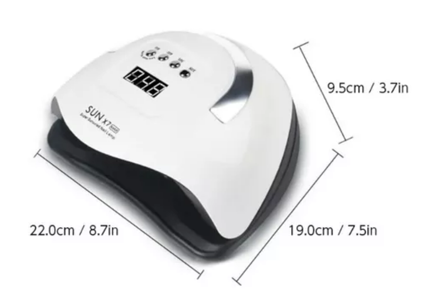 Secador Uña Uv Led Lampara Manicure Profesional 180w