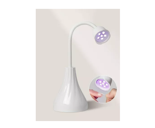 Lampara De Uñas Uv/led Inalámbrica Para Tips Soft Gel 18w