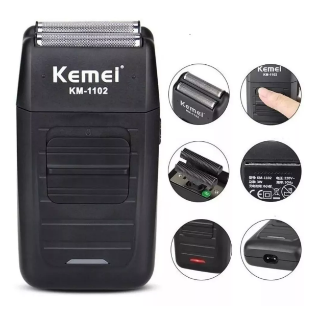 Máquina Afeitadora Cortadora Kemei KM-1102 110v/240v