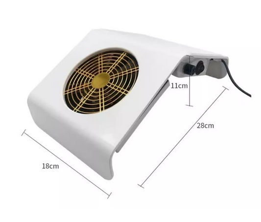 Extractor De Polvo Para Uñas Manicure Extractor Profesiona