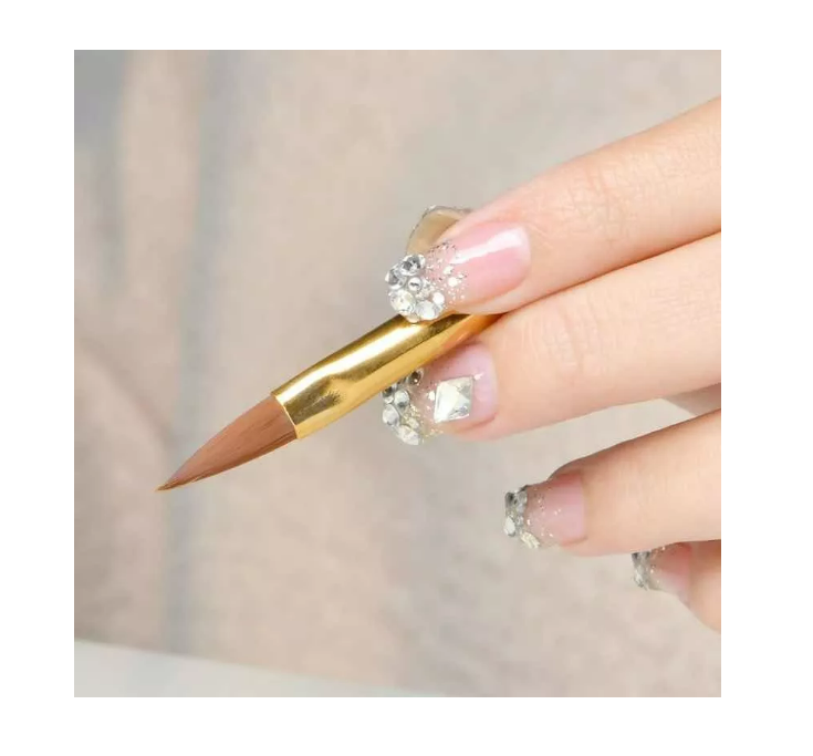 Set De 5 Pinceles Para Uñas Acrílico Manicure