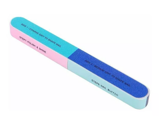 Limas De Uñas 7 Pasos Para Limar/pulir Y Dar Brillo
