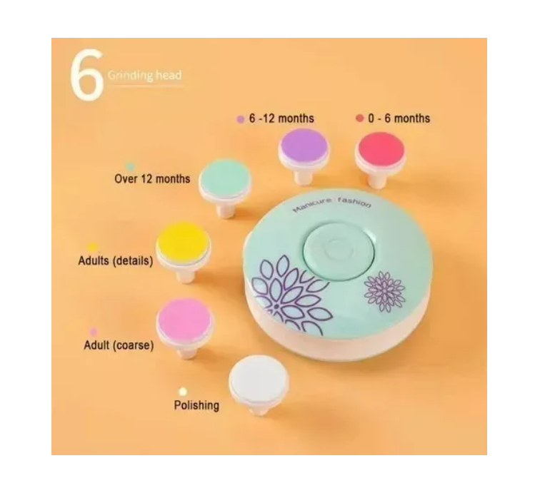 Pulidor Corta Uñas Lima Eléctrica Para Bebes Y Niños