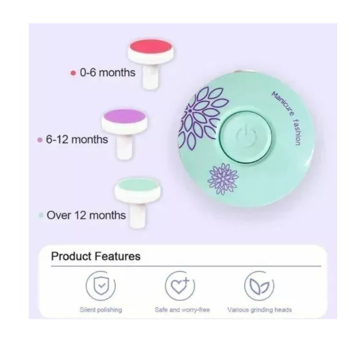 Pulidor Corta Uñas Lima Eléctrica Para Bebes Y Niños