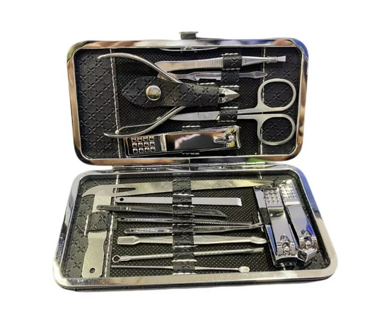Set Manicura Set Pedicure Corta Uñas Lima Cuticulas 16pcs