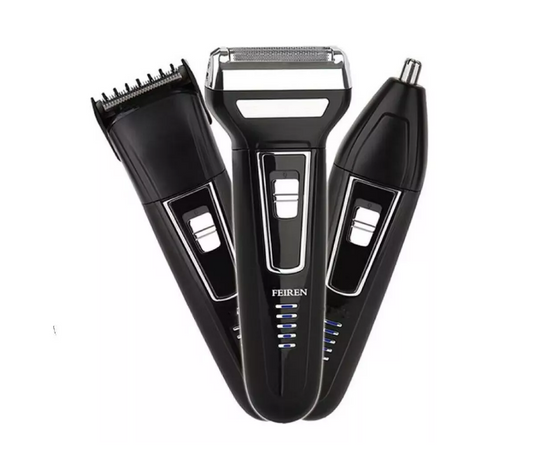 Maquina Feiren 3 En 1 Afeita Depiladora Nasal Cortador Barba RSCW-6558