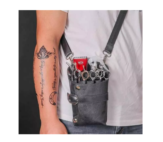Bolso De Tijeras , Pinza Y Navajas De Peluquería Y Barbería