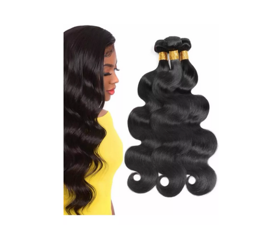 Onda Profunda 18 Pulgadas Cabello Humano Natural Negro