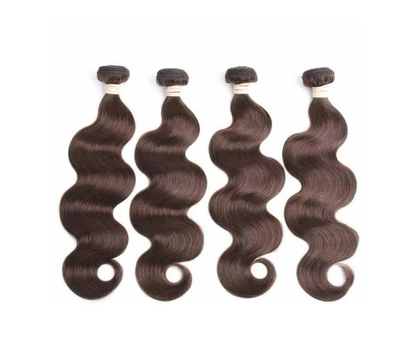 Onda Profunda 18 Castaño oscuro Pulgadas Cabello Humano Natural