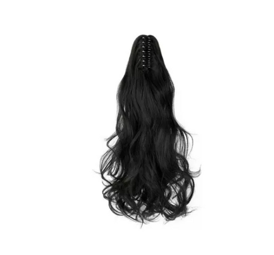 Postizos Extenciones De Cola Con Gancho Pelo Ondulado