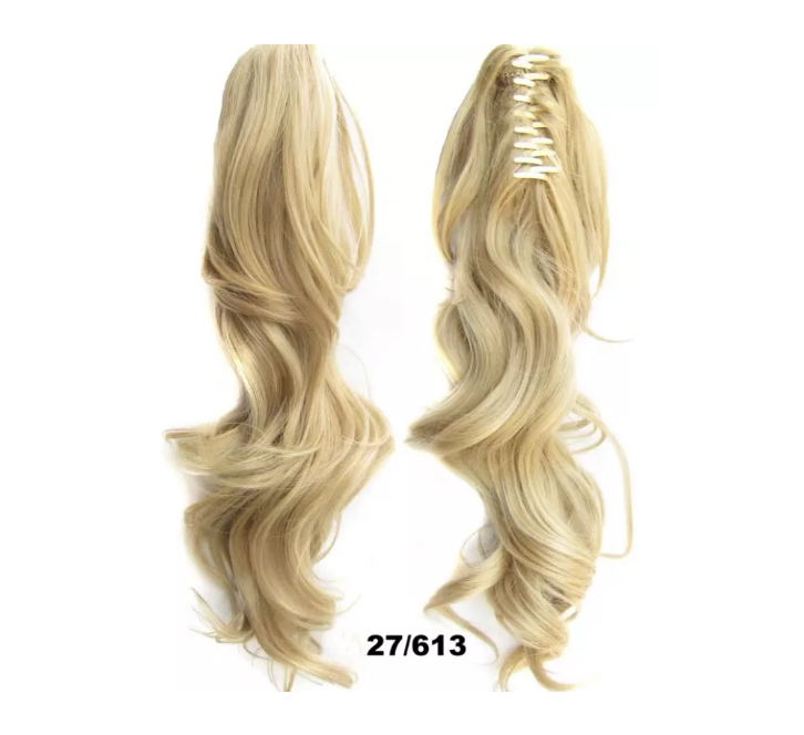 Postizos Extenciones De Cola Con Gancho Pelo Ondulado