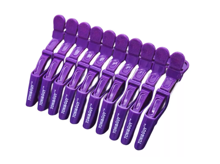 Set 10 Pinzas Para Tomar El Cabello Peluquería Colores