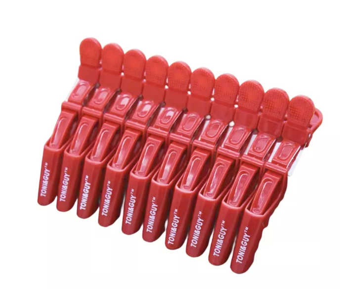 Set 10 Pinzas Para Tomar El Cabello Peluquería Colores