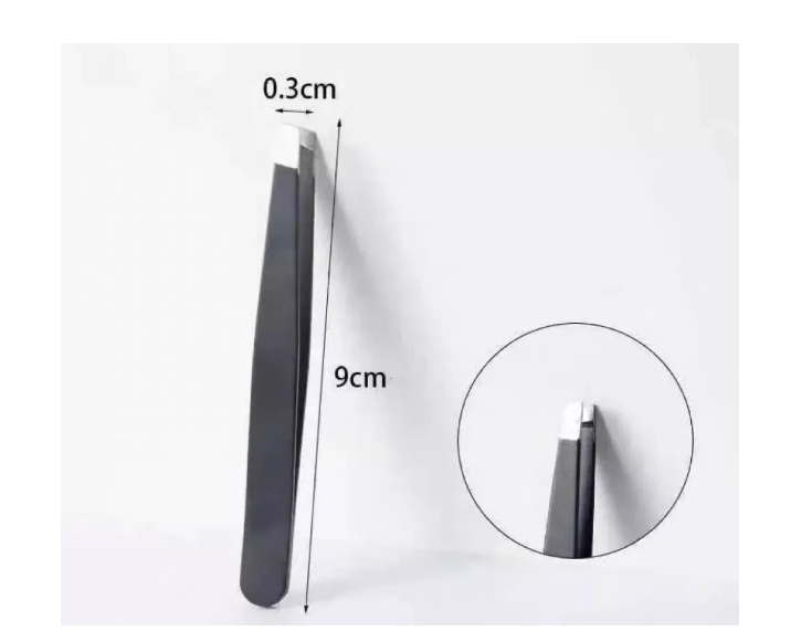 Set 3 Pinzas Facial Cejas De Depilatoria