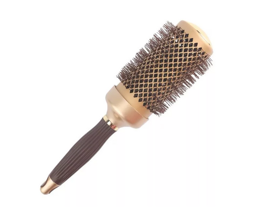 Cepillo Térmico Ceramic Brushing Alisado 43mm Dorado