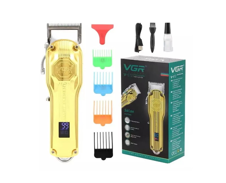 Afeitadora Desvelladora Para Barberia Profesional Vgr V-672