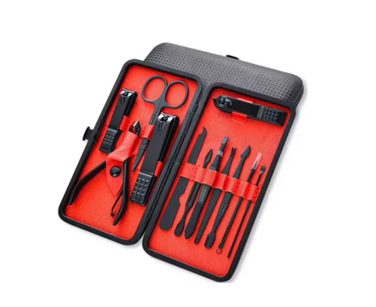 Set 12 Piezas Manicure Herramienta Uñas Profesional Pedicure
