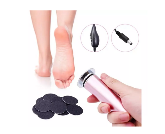 Removedor De Callos Eléctrico Para Pies + 60 Pcs Lijas