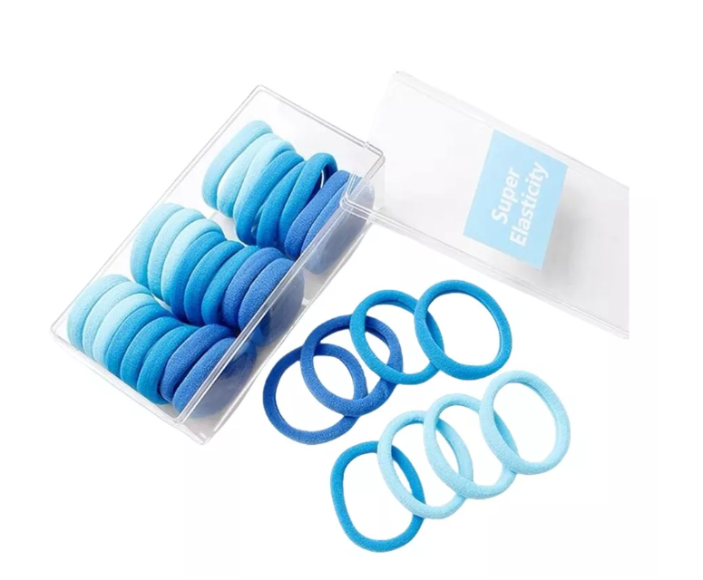 Set 32 Colets Colores Gruesas Para Cabello Pelo Elástico