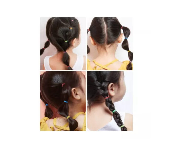 Colets Bandas Elásticas Para Cabello Niñas 200 Unidades