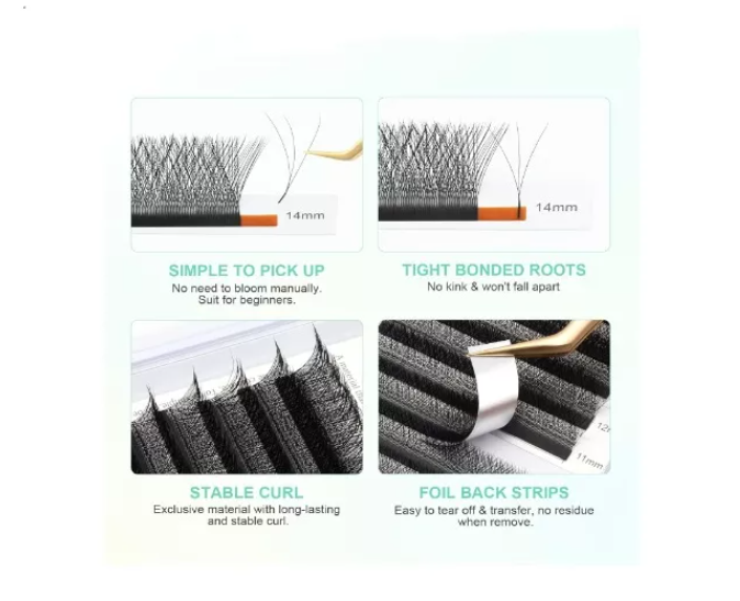 Pestañas Mix Pelo A Pelo En Y Volumen 0.07d