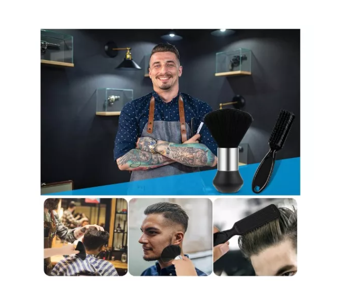 Botapelo Negro Brocha Mopa Peluquería