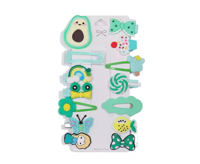 Set 14 Piezas Broche Pasador Clips Niña Cabello Horquilla