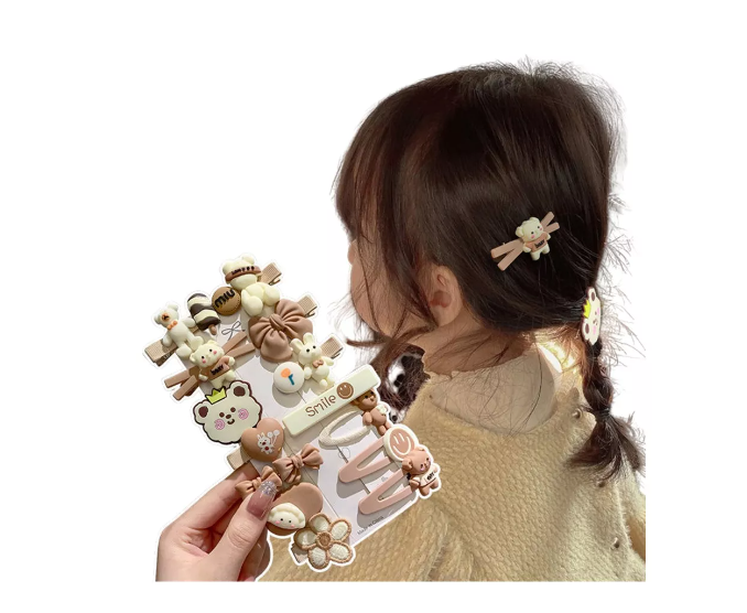 Set 14 Piezas Broche Pasador Clips Niña Cabello Horquilla